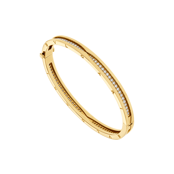 Bob Rollers Cordelia Bracelet,1 row moissanite| Yellow, Rose & White Gold — real photo 4