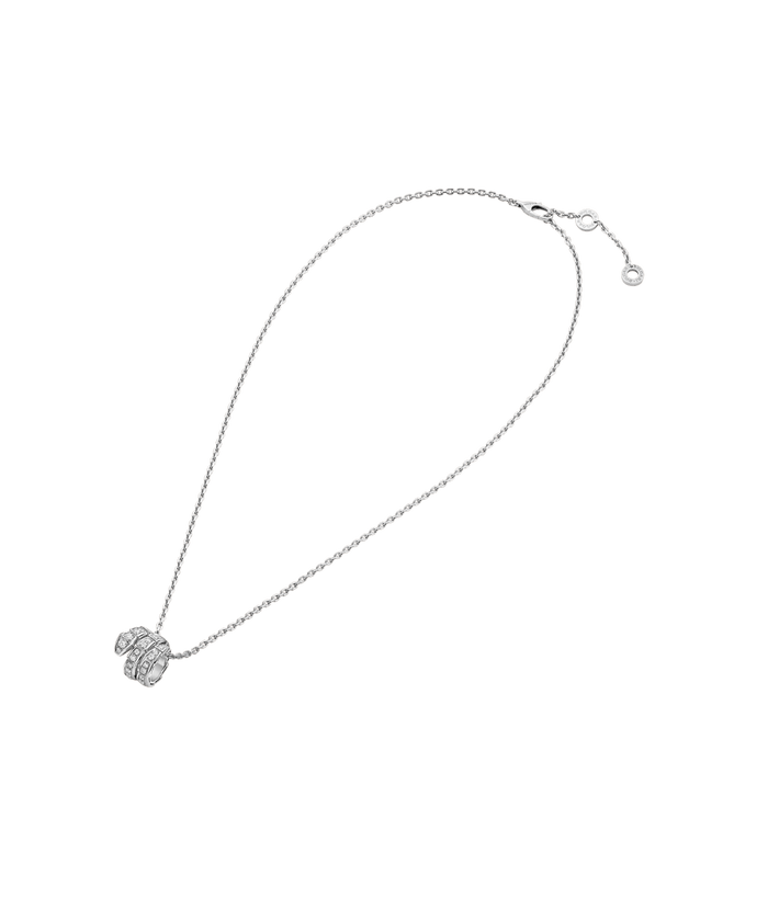 Bob Snake Giorno Triple Pendant – Full Moissanite Pavé | Yellow, Rose & White Gold — real photo 5