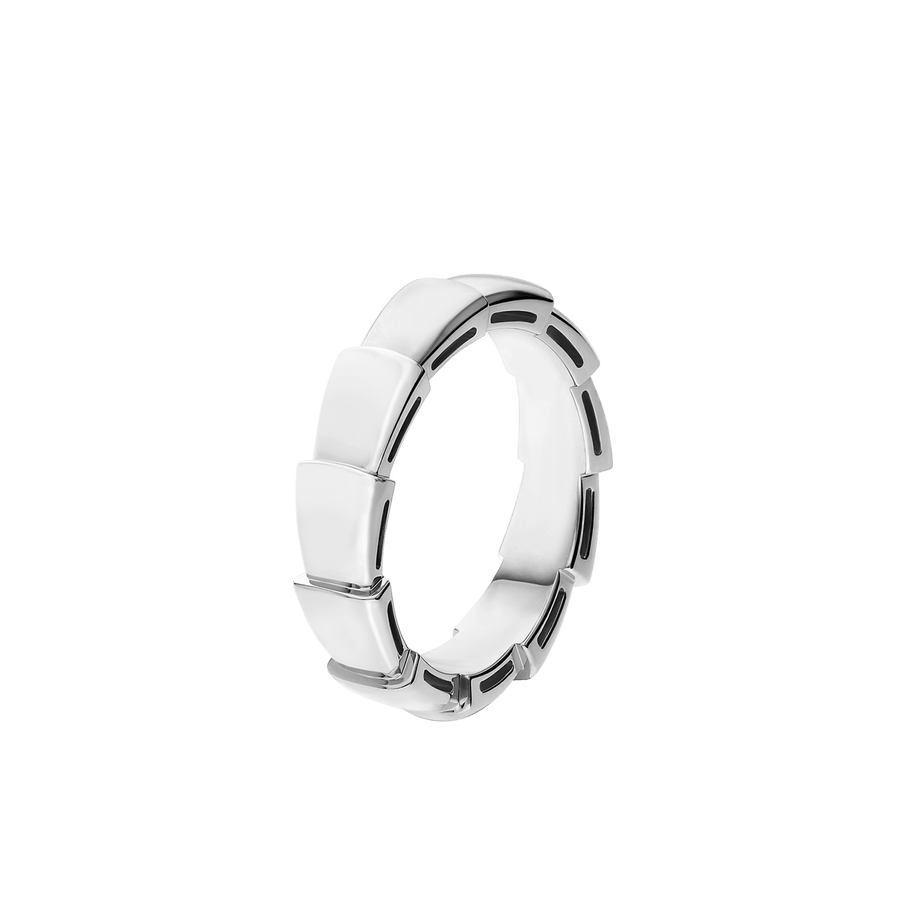 Bob Snake Orion Ring , Polished Modular Band | Yellow, Rose & White Gold — real photo 1