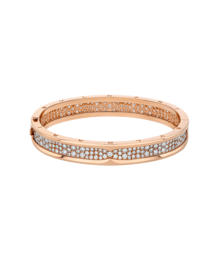Bob Rollers Cordelia  Bracelet ,Moissanite,Large Model| Yellow, Rose & White Gold — real photo 4
