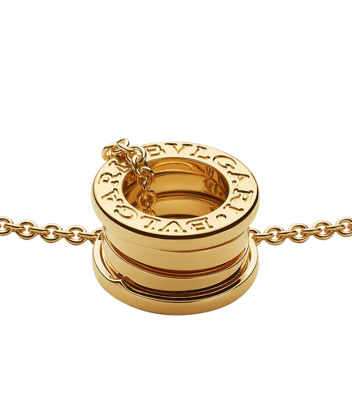 Lotteds Bob Rollers Marlo Pendant Necklace, Yellow Gold, Plain, High Polish — real photo 5