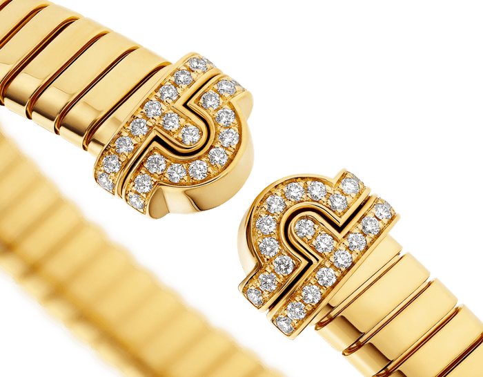 Bob Spirava Bracelet| Yellow, Rose & White Gold,Open — real photo 5