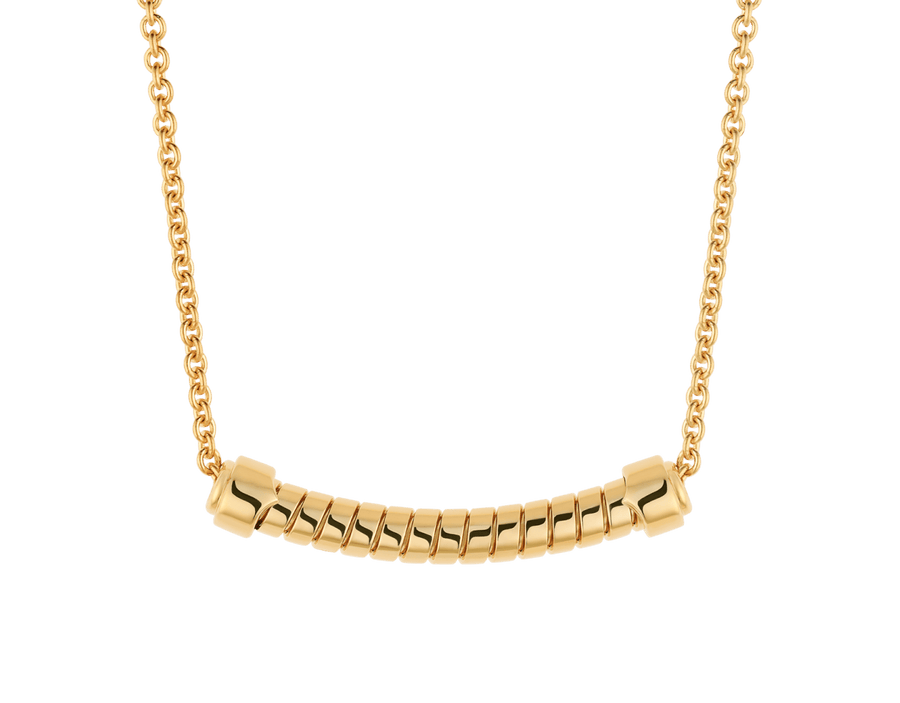 Bob Spirava Necklace, Yellow Gold — real photo 2