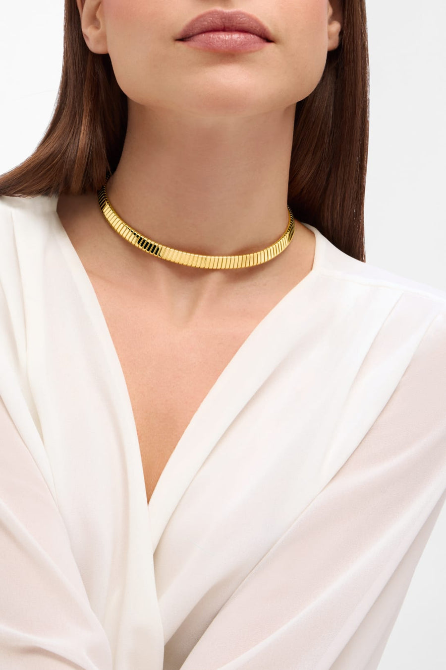 Bob Spirava Necklace, Yellow Gold,Custom — real photo 3