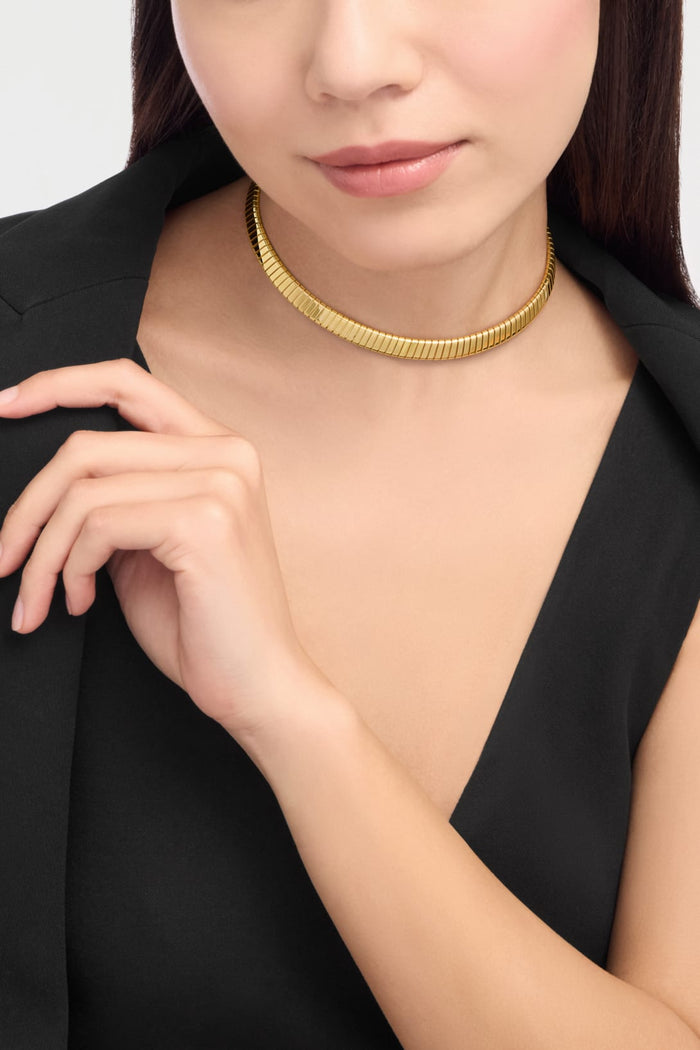 Bob Spirava Necklace, Yellow Gold,Custom — real photo 4
