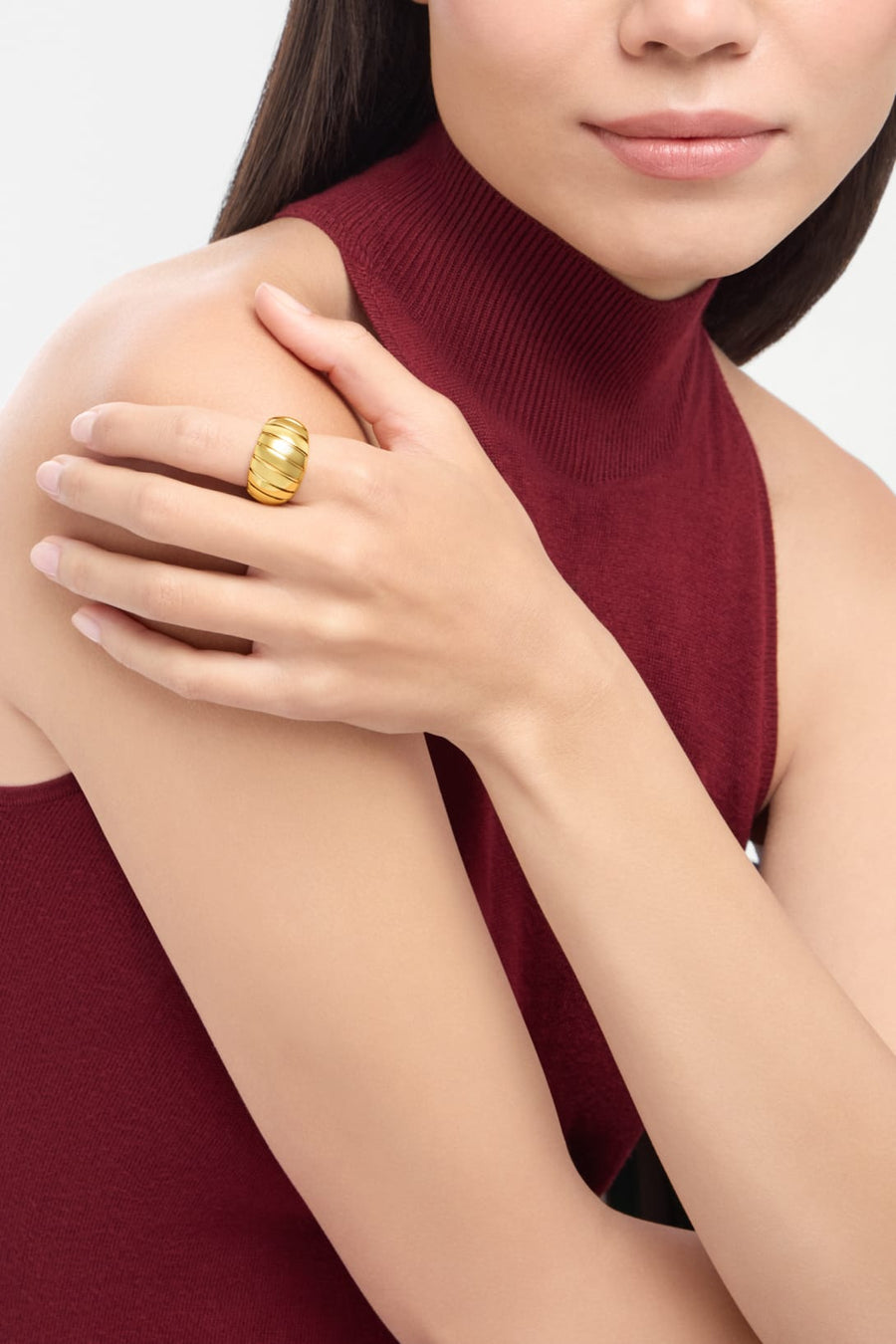 Bob Spirava Ring, | Yellow, Rose & White Gold — real photo 3