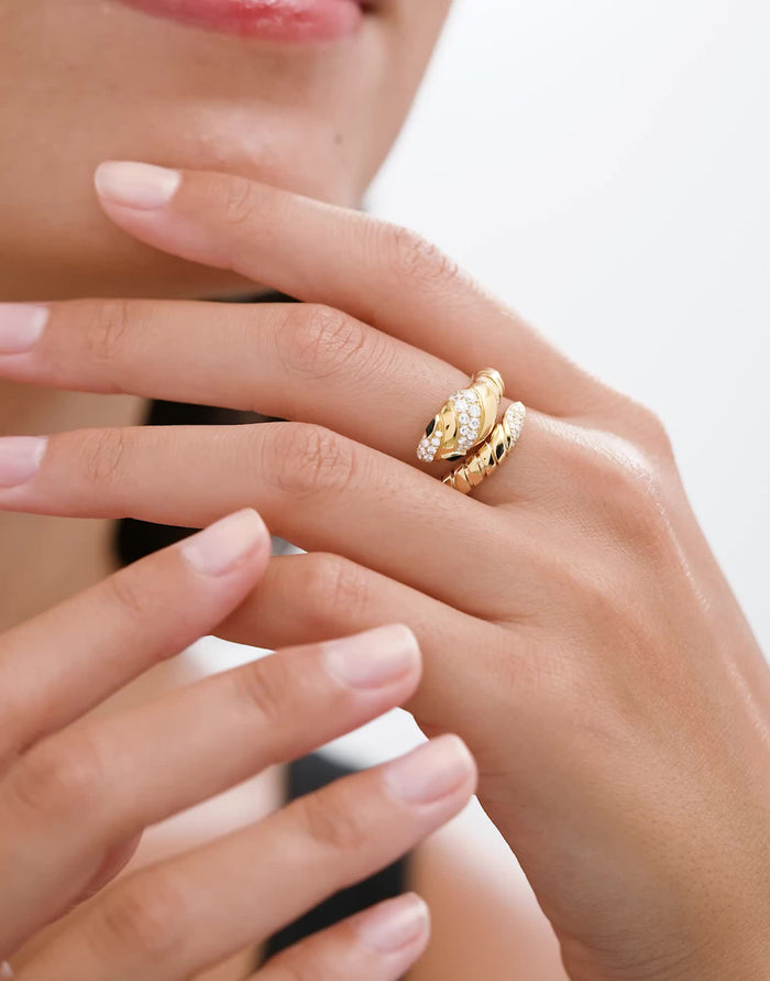 Bob Spirava Ring, Yellow Gold, Onyx — real photo 5