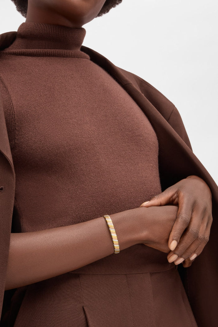 Bob Spirava Bracelet, Rose Gold & White Gold — real photo 4