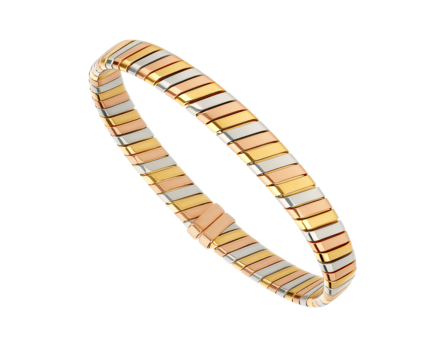 Bob Spirava Bracelet, Rose Gold & White Gold — real photo 2