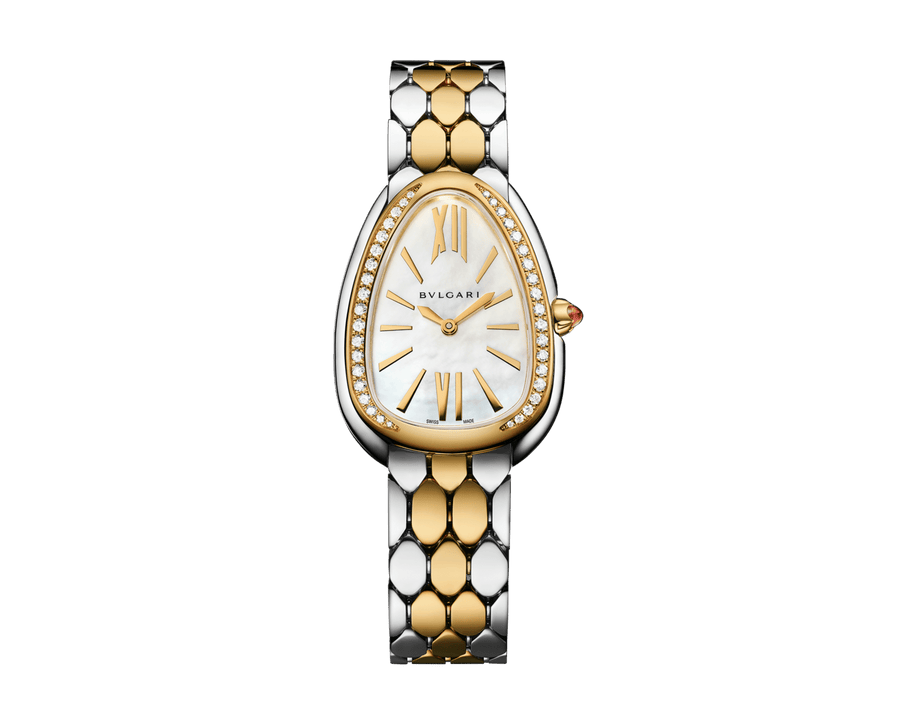 Bob Snake Soraya Yellow Gold Watch And Stainless Steel With Diamond-set Bezel — real photo 2