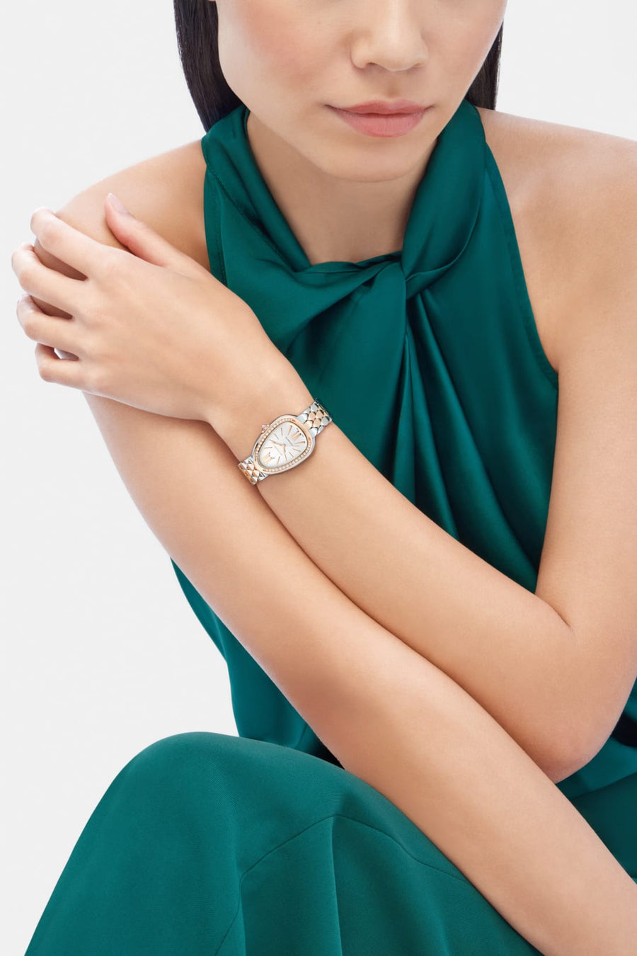 Bob Snake Soraya Rose Gold Watch Moissanite — real photo 3