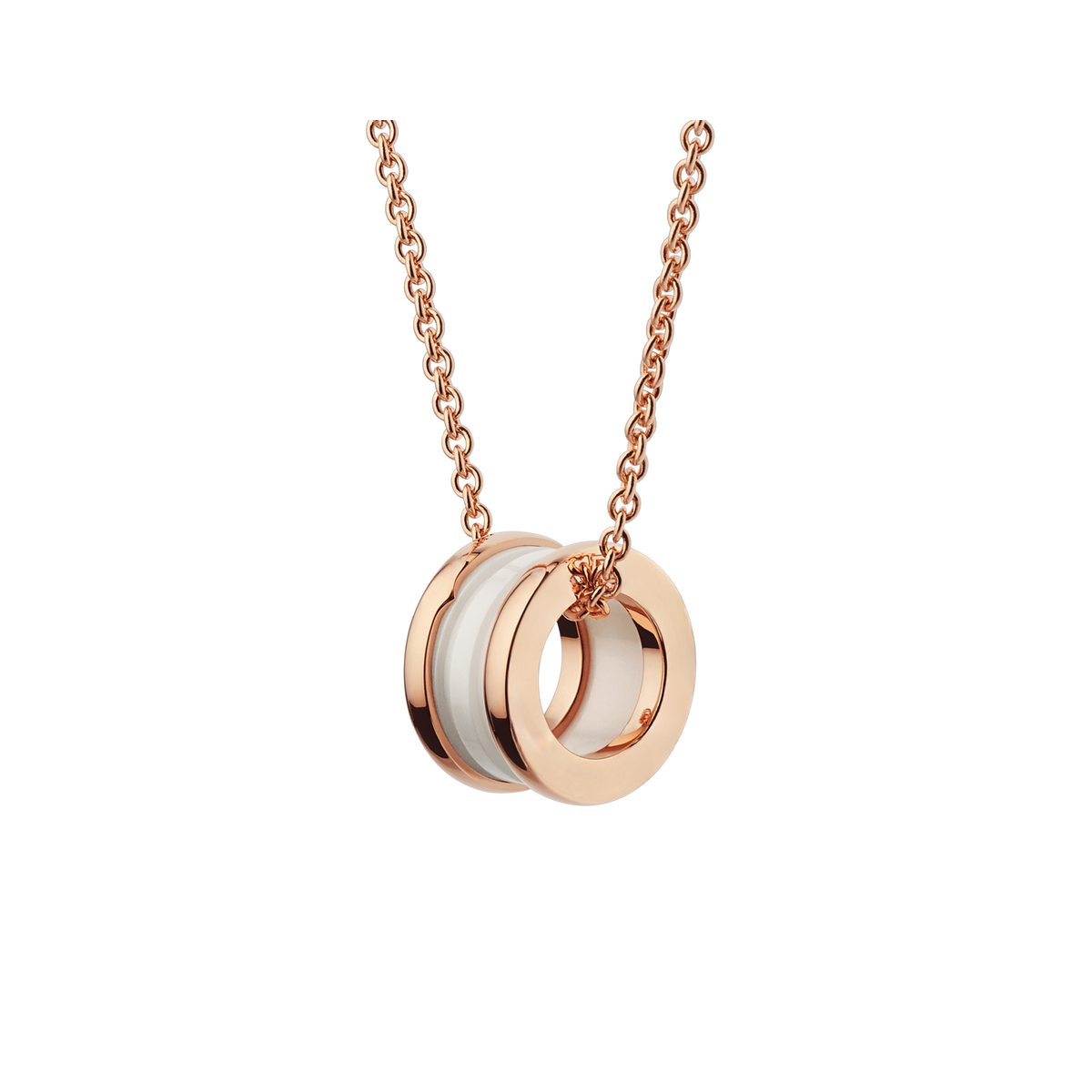 Bob Rollers Calista Rose Gold Pendant white Ceramic — real photo 1