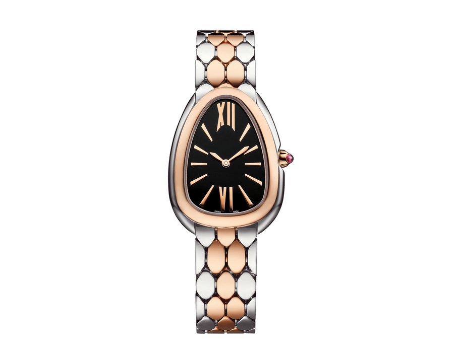 Bob Snake Soraya Rose Gold watch In Stainless Steel And With Black Lacquered Dial — real photo 2